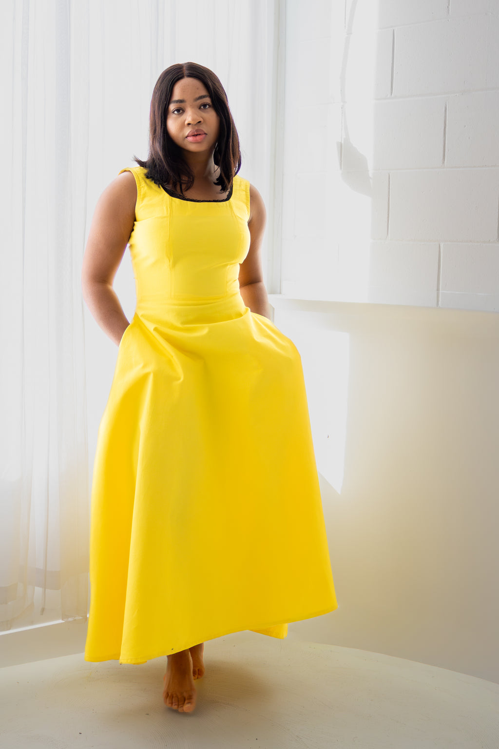 Yellow dress