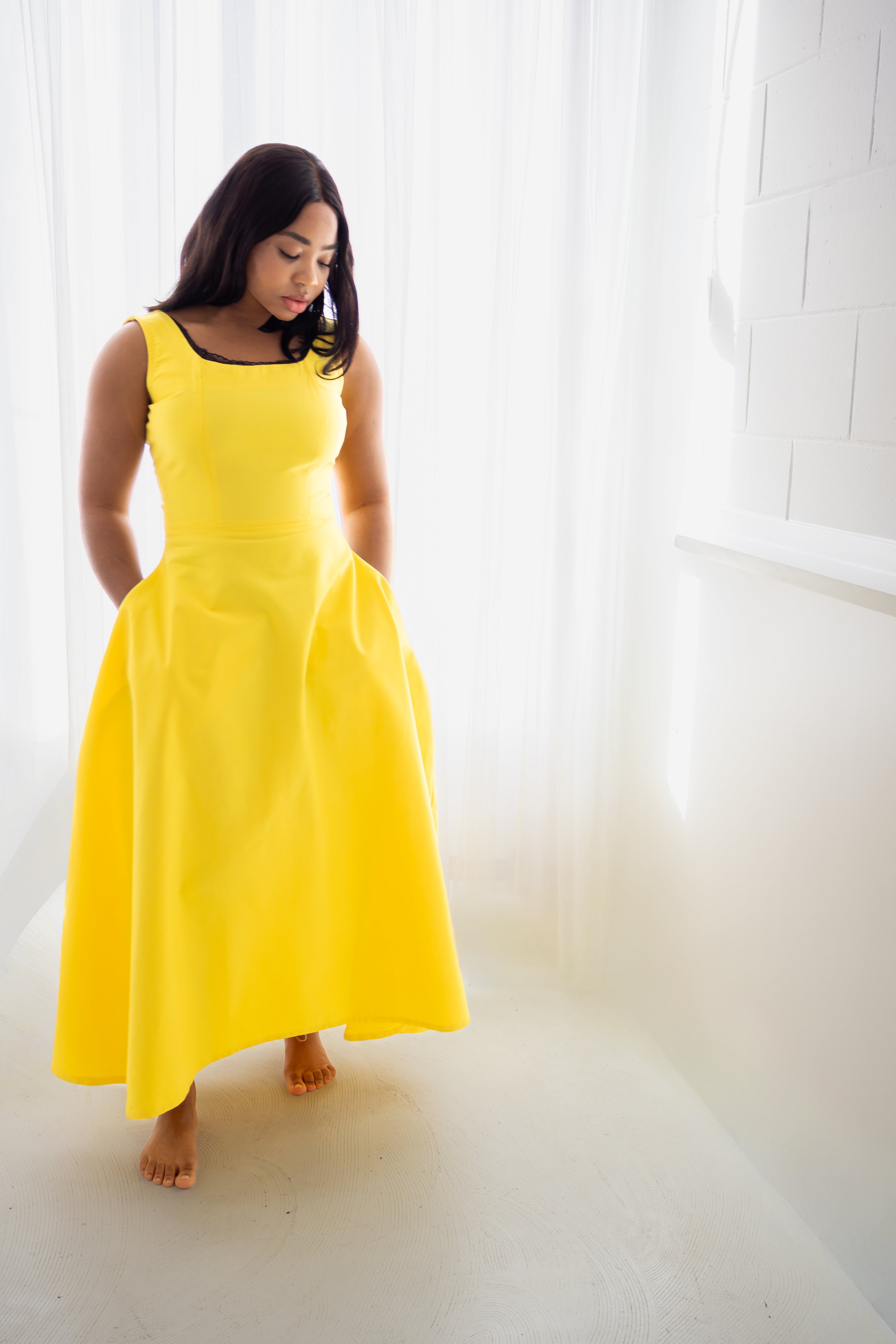 Yellow dress